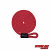 Extreme Max Extreme Max 3006.2999 BoatTector Solid Braid MFP Dock Line Value 4-Pack - 1/2" x 20', Red 3006.2999